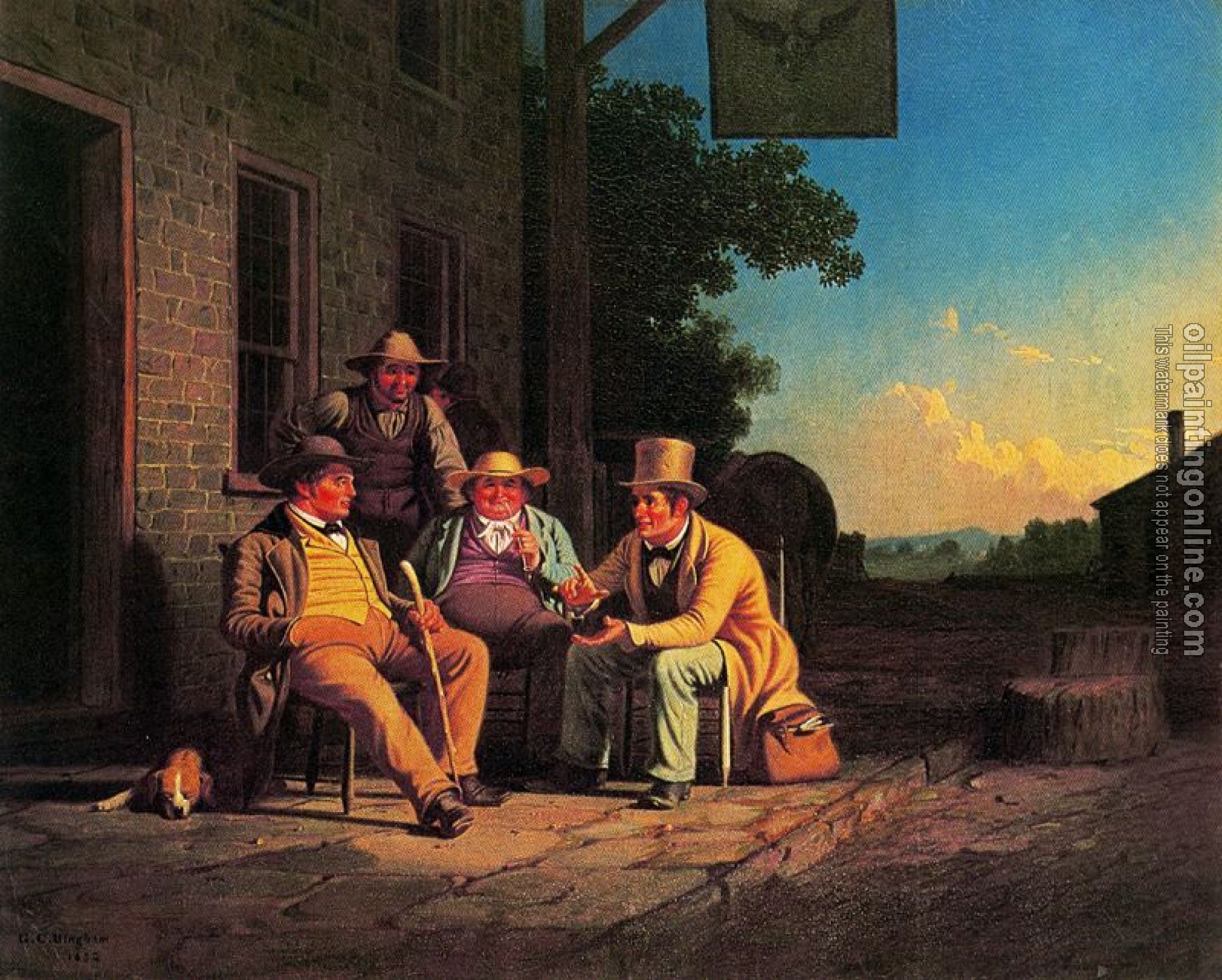George Caleb Bingham - Canvassing for a Vote